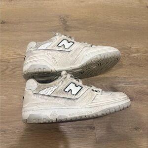 New Balance 550 Sneakers in Off-White and Light Gray